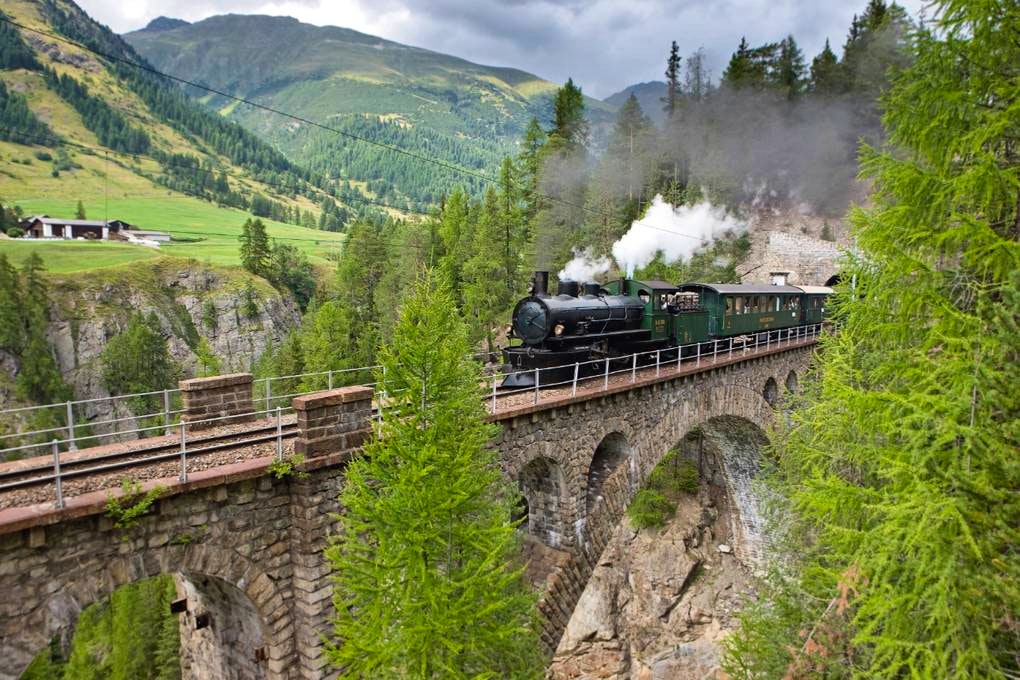 Steam-train rides