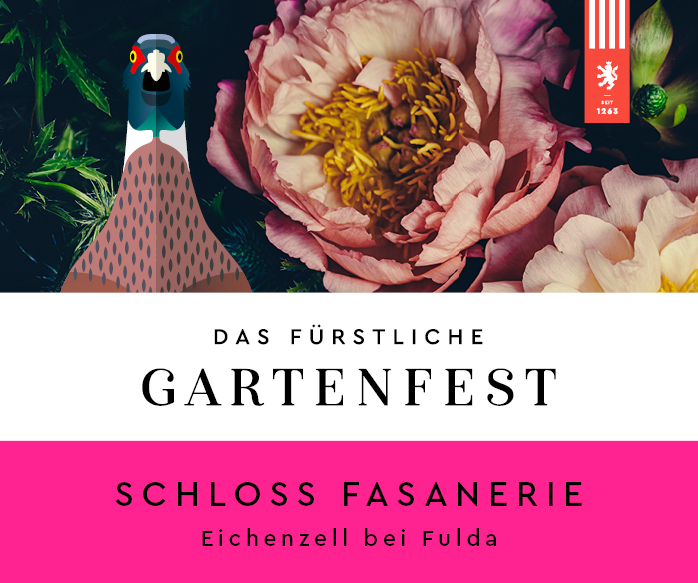 Gutschein für Tageskarten zum Fürstlichen Gartenfest Schloss Fasanerie & FEINWERK (Herbst)